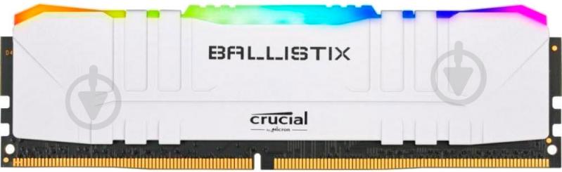 Оперативна пам'ять Crucial DDR4 SDRAM 32 GB (1x32GB) 3200 MHz (BL32G32C16U4WL) Ballistix White RGB - фото 1