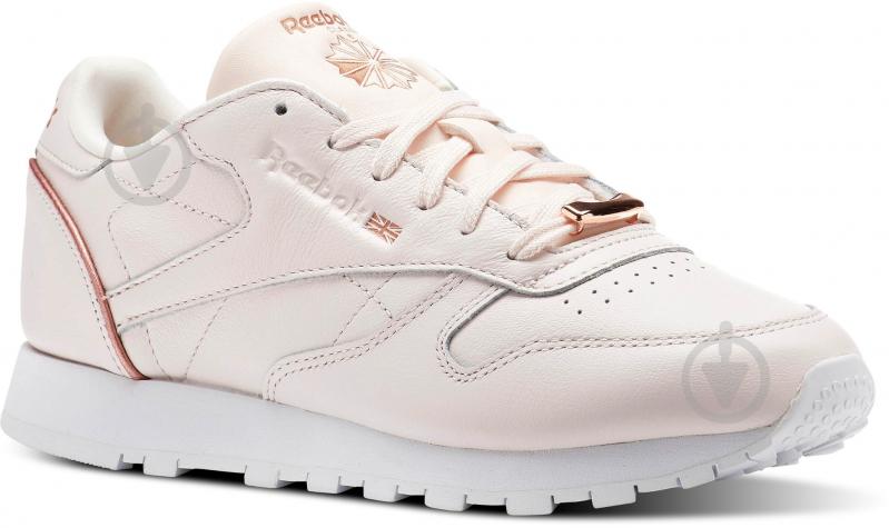 Кросівки Reebok CL LTHR HW BS9880 р.40 рожевий - фото 1