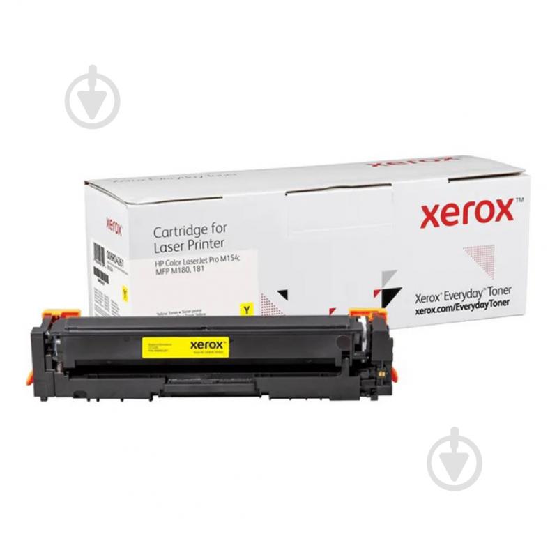 Картридж лазерний Xerox Everyday сумісний аналог HP CF532A (205A) жовтий жовтий - фото 1