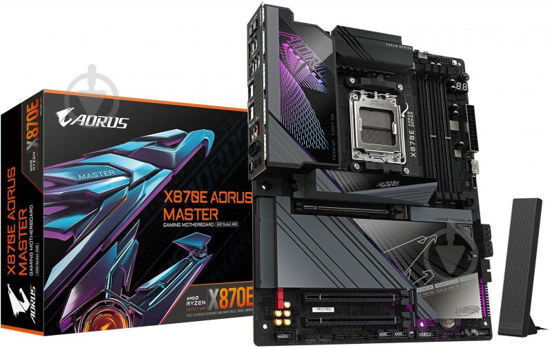 Материнская плата Gigabyte X870E_AORUS_MASTER (Socket AM5, AMD X870E, ATX) - фото 4