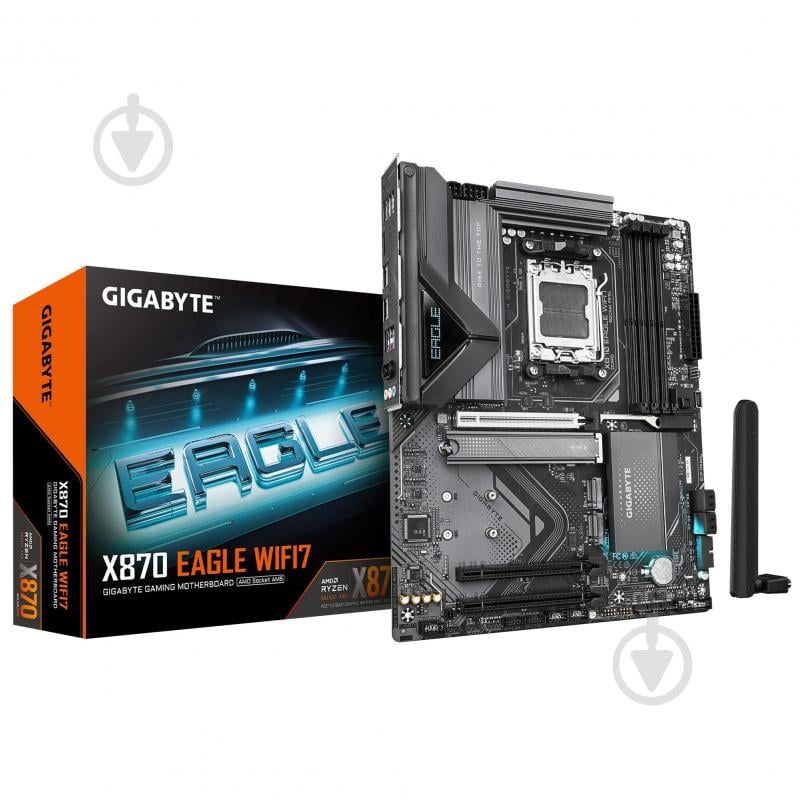 Материнская плата Gigabyte X870_EAGLE_WIFI7 (Socket AM5, AMD X870, ATX) - фото 4