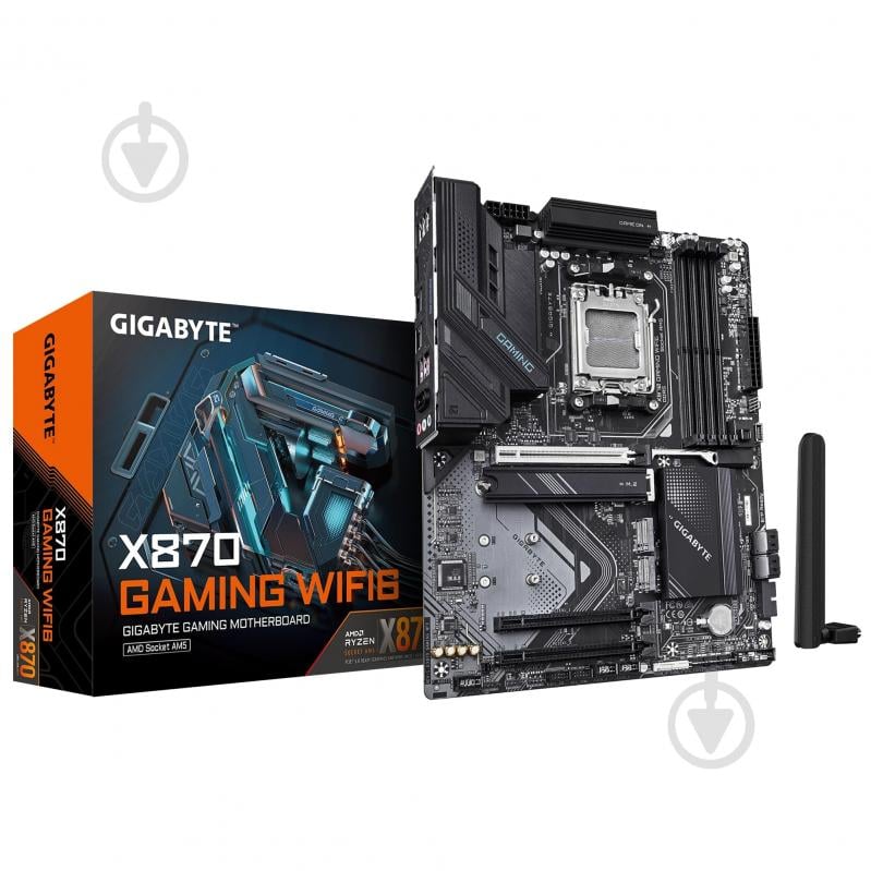 Материнская плата Gigabyte X870_GAMING_WF6 (Socket AM5, AMD X870, ATX) - фото 4 Материнская плата Gigabyte X870_GAMING_WF6 (Socket AM5, AMD X870, ATX) - фото 4