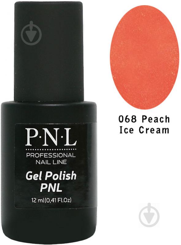 Гель-лак для нігтів P.N.L №068 Peach Ice Cream 12 мл - фото 1