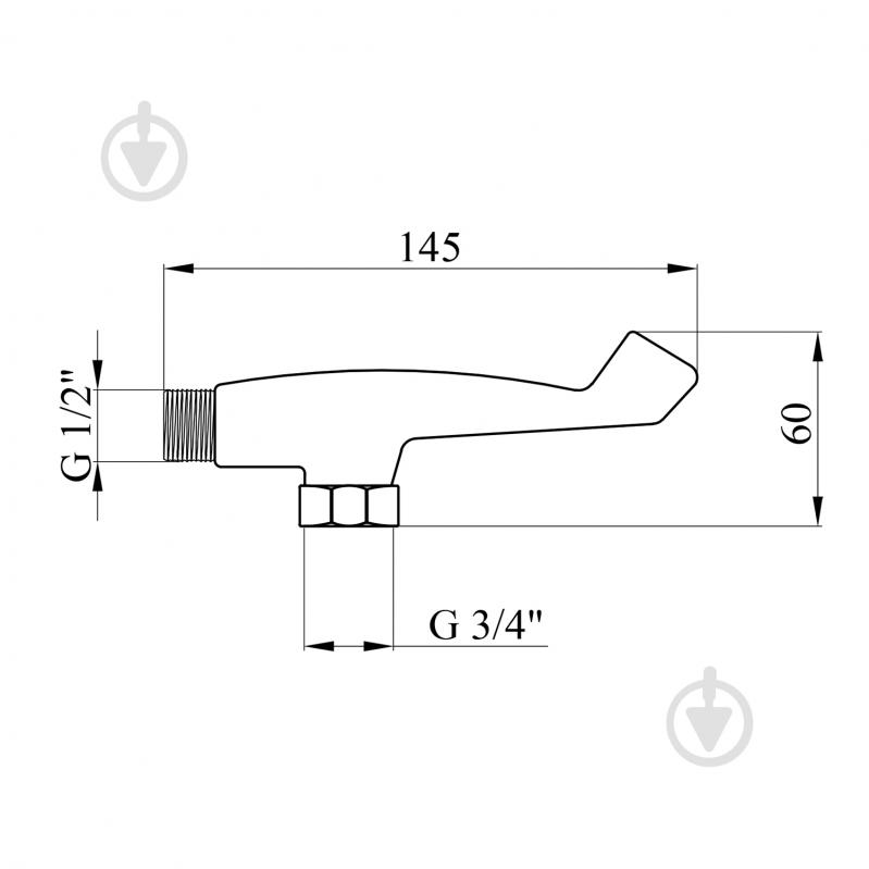 Держатель для душа Kroner KRM - C919 - фото 2