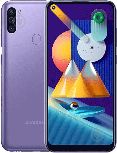 ᐉ Смартфон Samsung Galaxy M11 3/32GB violet (SM-M115FZLNSEK) • Краща ...