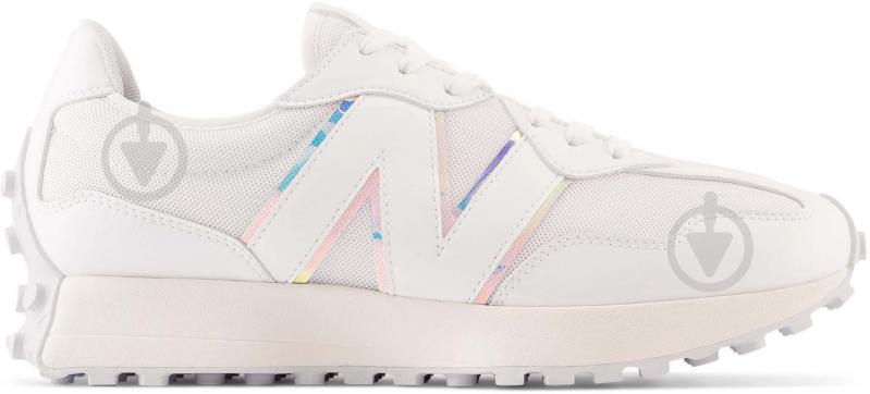 Кроссовки нисекс демисезонные New Balance 327 V1 U327WHT р.39,5 белые - фото 1