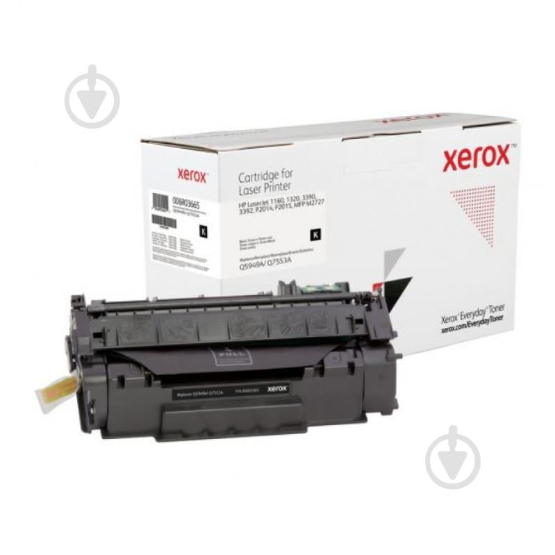 Картридж лазерний Xerox Everyday сумісний аналог HP Q5949A (49A)/ Q7553A (53A) чорний - фото 1