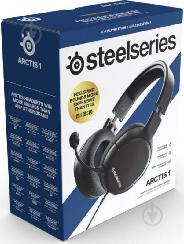 Наушники SteelSeries Arctis 1 for PS5 pink (SS61425) - фото 5