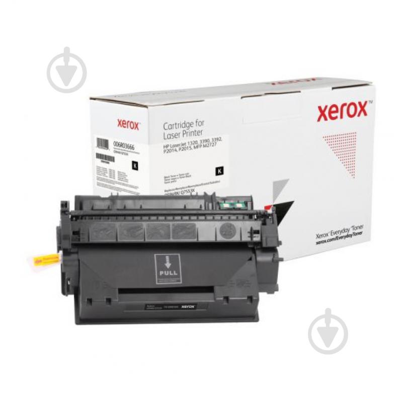 Картридж лазерний Xerox Everyday сумісний аналог HP Q5949X (49X)/ Q7553X (53X) чорний - фото 1