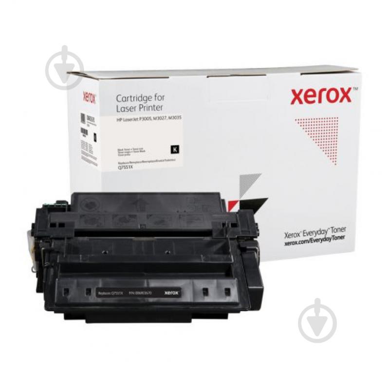 Картридж лазерний Xerox Everyday сумісний аналог HP Q7551X (51X) чорний - фото 1