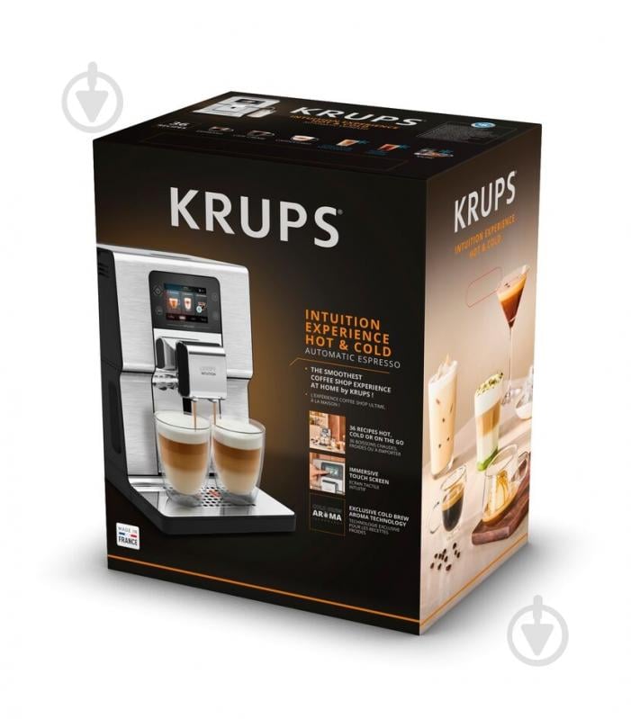 Кофемашина Krups Intuition Experience Hot&Cold EA879EE0 - фото 2 Кофемашина Krups Intuition Experience Hot&Cold EA879EE0 - фото 2
