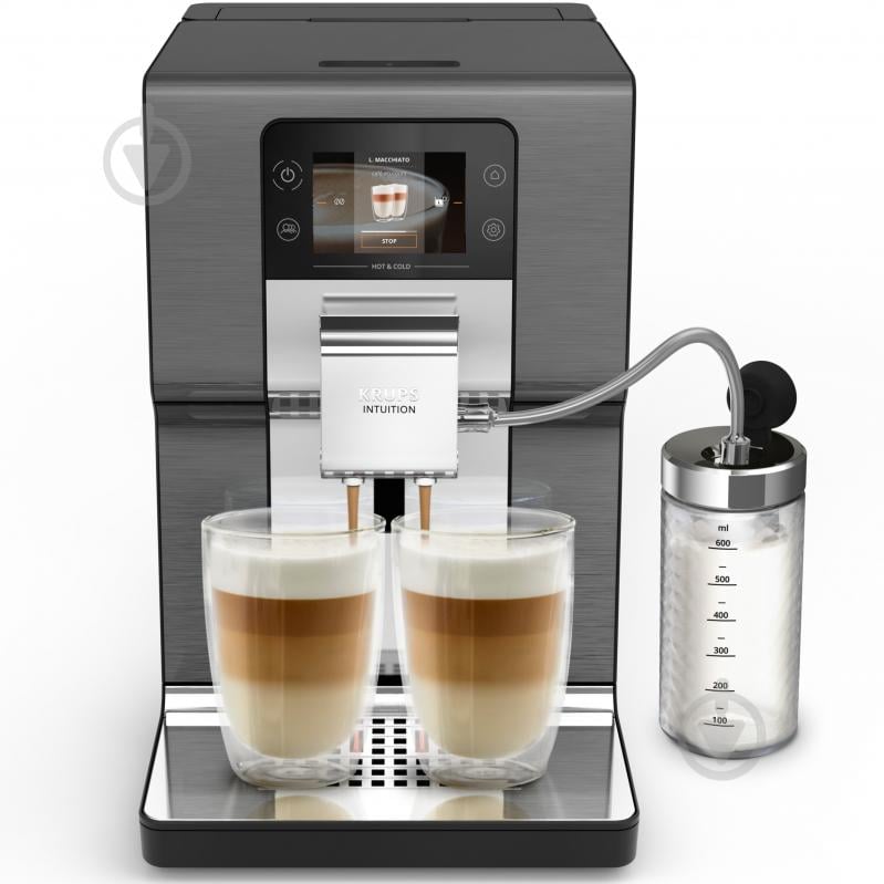 Кофемашина Krups Intuition Experience Hot&Cold EA879NE0 - фото 1 Кофемашина Krups Intuition Experience Hot&Cold EA879NE0 - фото 1