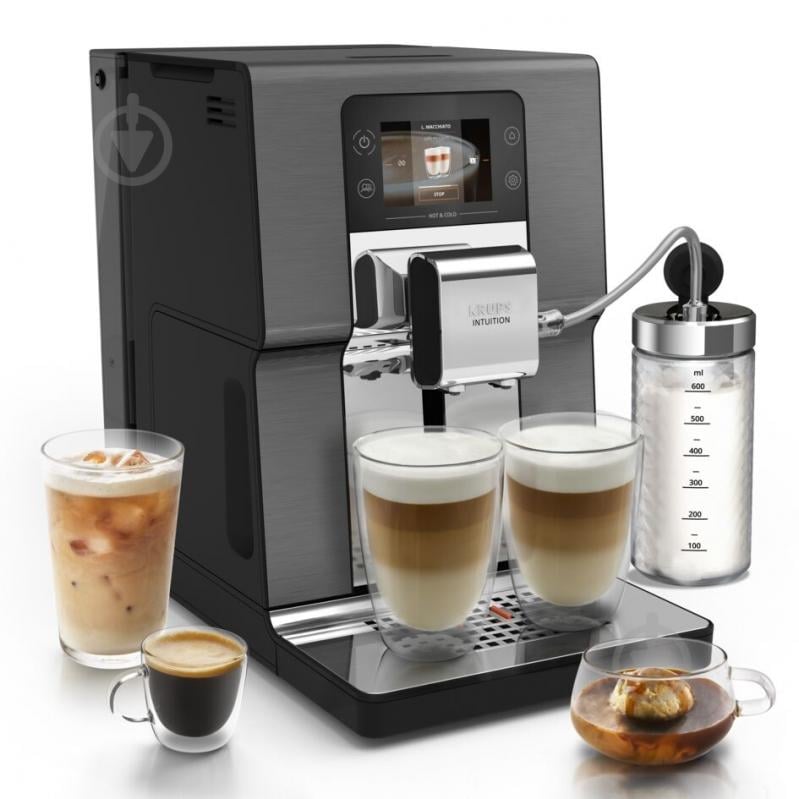 Кофемашина Krups Intuition Experience Hot&Cold EA879NE0 - фото 8 Кофемашина Krups Intuition Experience Hot&Cold EA879NE0 - фото 8