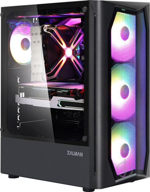 Корпус Zalman N4 TG Black (ZLMNN4) - фото 3