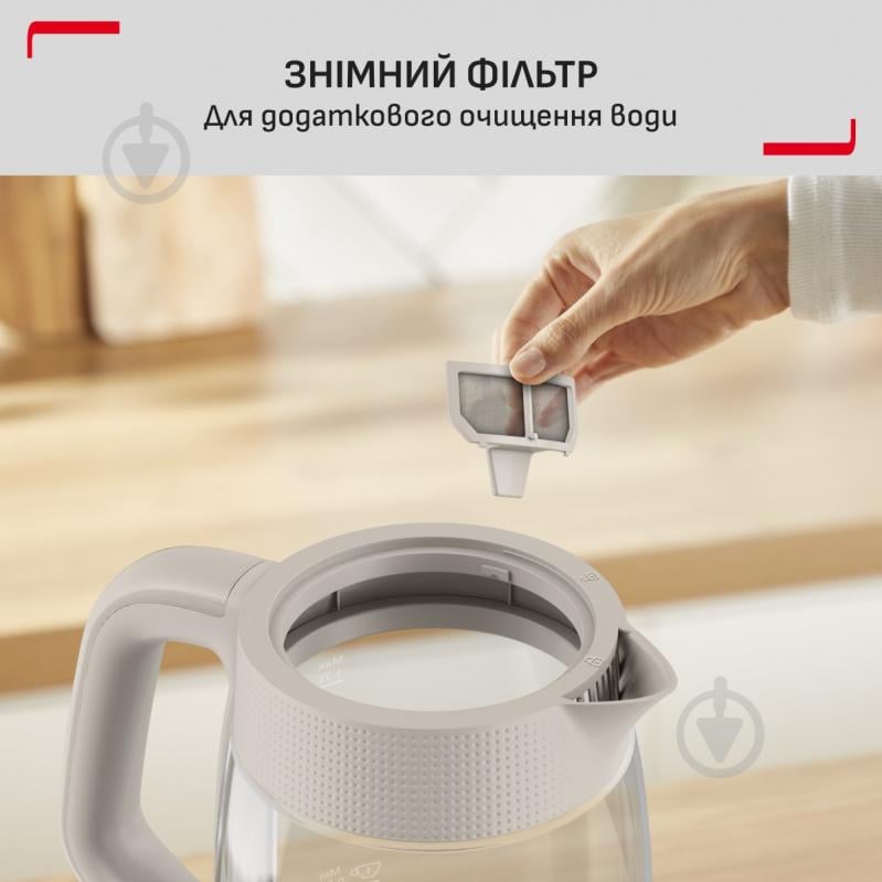 Электрочайник Tefal Morning Glass Kettle KO2G0BE0 - фото 5 Электрочайник Tefal Morning Glass Kettle KO2G0BE0 - фото 5