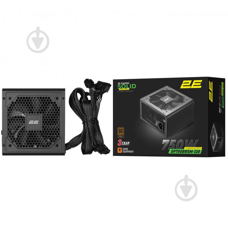 Блок питания 2E GAMING Solid Power 2E-SP750BRSM-120 750 Вт - фото 7