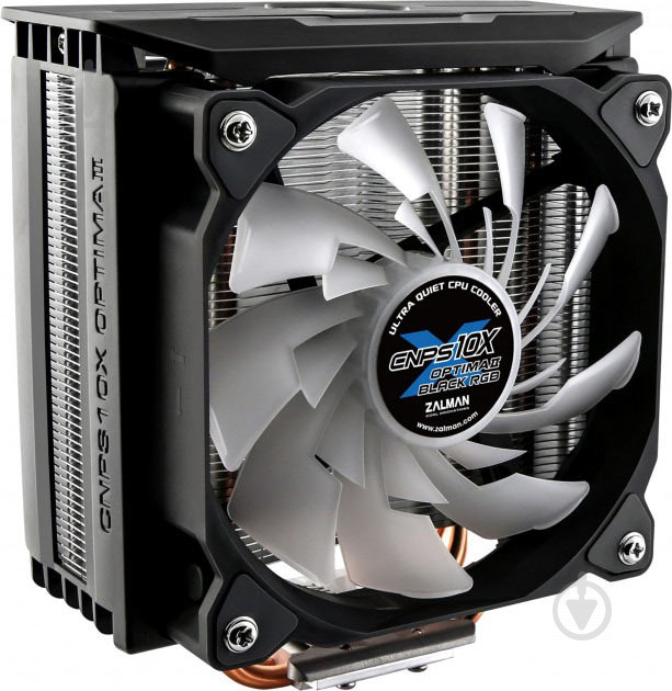 Процесорний кулер Zalman CNPS10X Optima II RGB Fan Black (OptimaIIRGBBLACK) - фото 2