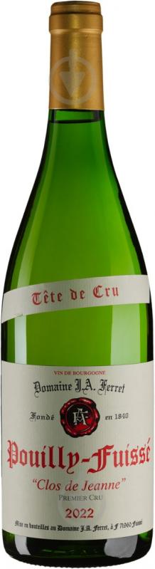 Вино Louis Jadot сухе біле Пуї-Фюіссе Кло де Жан Прем'єр Крю Домен Ферре 2022 0,75 л - фото 1 Вино Louis Jadot сухе біле Пуї-Фюіссе Кло де Жан Прем'єр Крю Домен Ферре 2022 0,75 л - фото 1