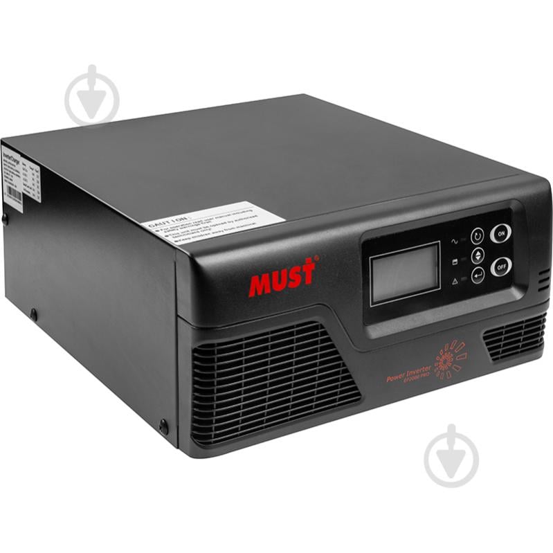 Преобразователь напряжения Must 300W с чистой синусоидой, 12V, LCD KD00MS0046 - фото 1