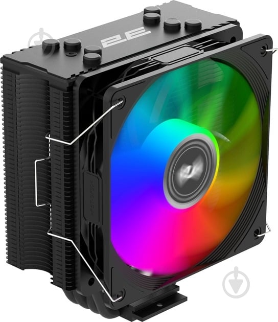 Процессорный кулер 2E Gaming Air Cool Black (2E-ACN120B-ARGB) black - фото 1 Процессорный кулер 2E Gaming Air Cool Black (2E-ACN120B-ARGB) black - фото 1
