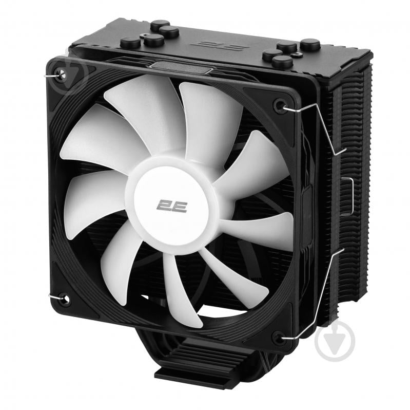 Процессорный кулер 2E Gaming Air Cool Black (2E-ACN120B-ARGB) black - фото 7 Процессорный кулер 2E Gaming Air Cool Black (2E-ACN120B-ARGB) black - фото 7