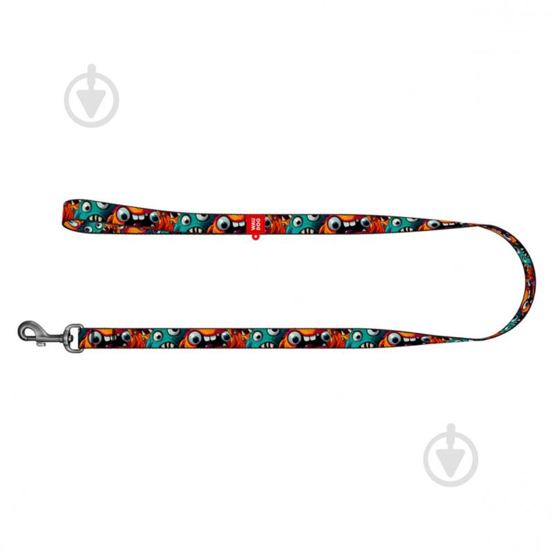 Поводок Waudog Nylon рисунок "Зубастые монстры" S Ш15 мм Д122 см - фото 2 Поводок Waudog Nylon рисунок "Зубастые монстры" S Ш15 мм Д122 см - фото 2
