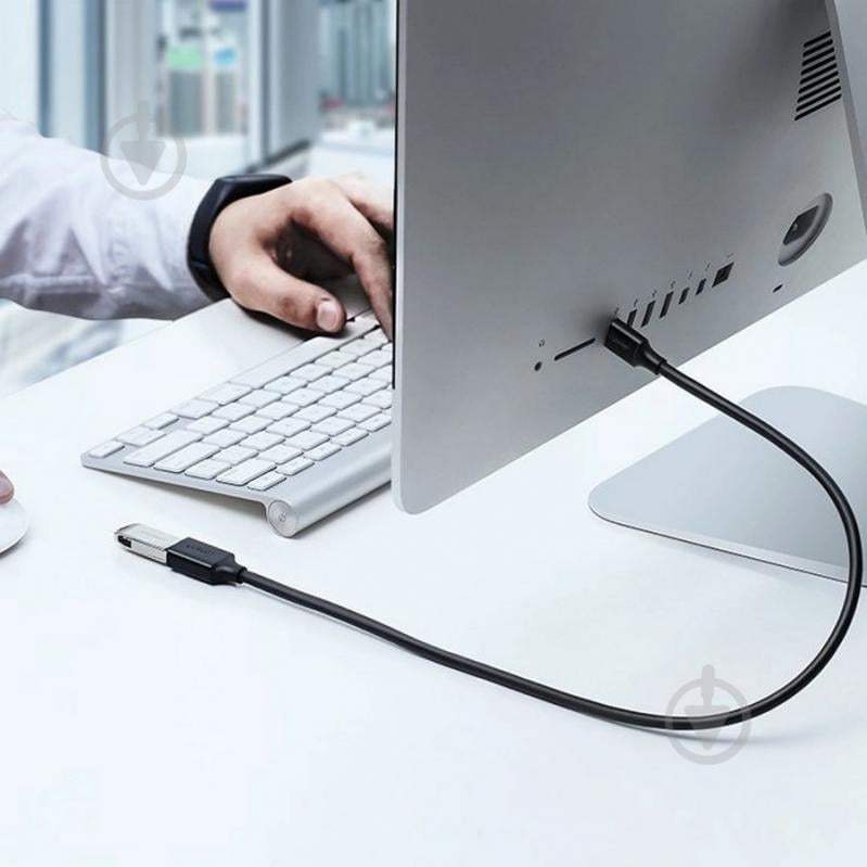 Дата-кабель UGREEN US129 USB 3.0 Extension Male Cable 1 м черный (10368) - фото 3