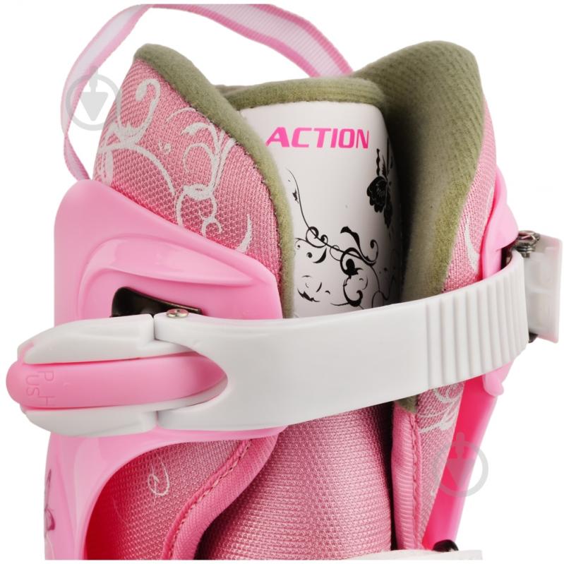 Комплект роликов Action PINKY PW117C6PW30905/30-33 р. 30-33 pink - фото 15