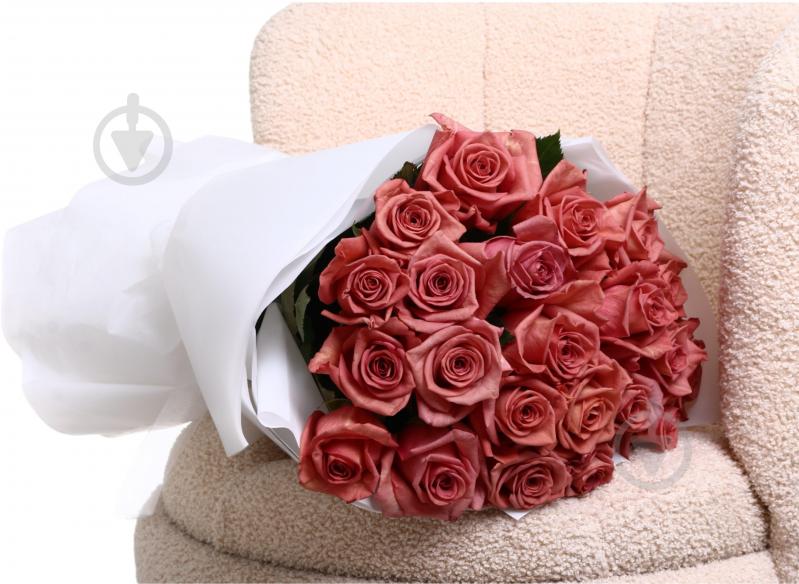 Роза Painted Barista 50 см коричневая (Нидерланды) - фото 4