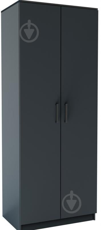 Шкаф Симпл 2д 2050х800х520 мм графит / графит - фото 1