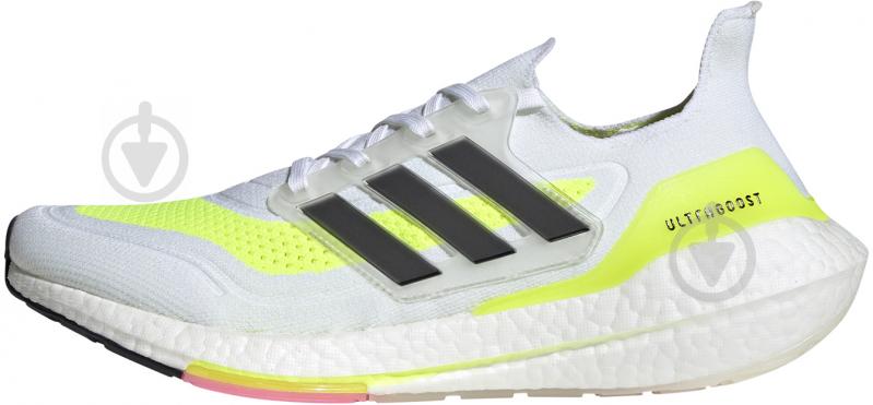 Кросівки чоловічі літні Adidas ULTRABOOST 21 FY0377 р.41 1/3 білі - фото 3