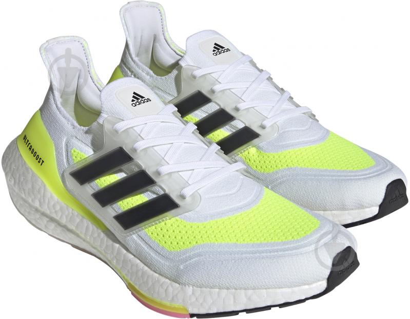 Кросівки чоловічі літні Adidas ULTRABOOST 21 FY0377 р.41 1/3 білі - фото 6