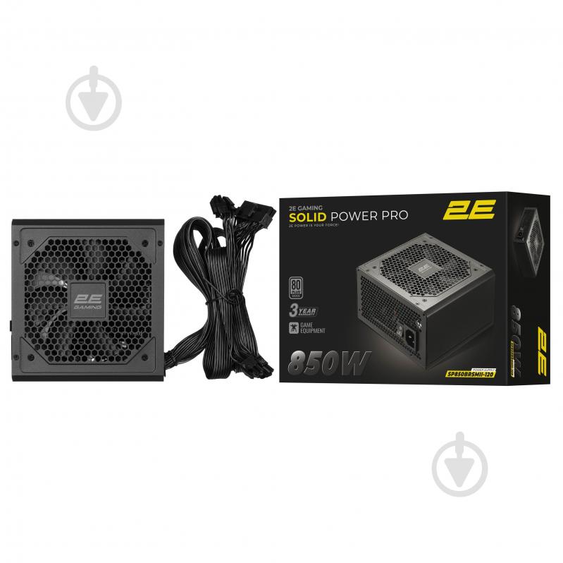 Блок питания 2E GAMING Solid Power Pro 2E-SP850BRSMII-120 850 Вт - фото 3 Блок питания 2E GAMING Solid Power Pro 2E-SP850BRSMII-120 850 Вт - фото 3