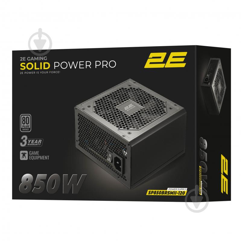Блок питания 2E GAMING Solid Power Pro 2E-SP850BRSMII-120 850 Вт - фото 5 Блок питания 2E GAMING Solid Power Pro 2E-SP850BRSMII-120 850 Вт - фото 5