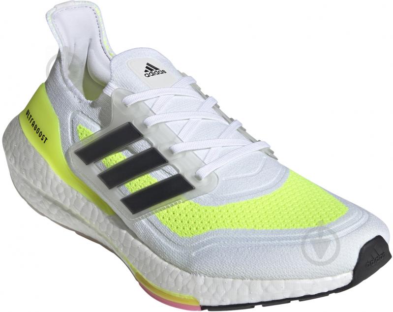 Кросівки чоловічі літні Adidas ULTRABOOST 21 FY0377 р.42 2/3 білі - фото 4