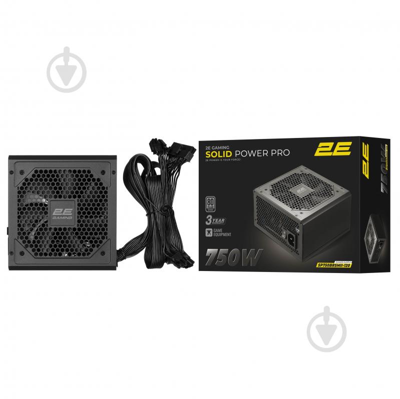 Блок питания 2E GAMING Solid Power Pro 2E-SP750BRSMII-120 750 Вт - фото 4 Блок питания 2E GAMING Solid Power Pro 2E-SP750BRSMII-120 750 Вт - фото 4