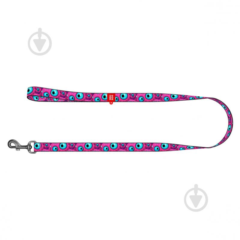 Поводок Waudog Nylon рисунок "Глаз монстра" М Ш20 мм Д122 см - фото 2 Поводок Waudog Nylon рисунок "Глаз монстра" М Ш20 мм Д122 см - фото 2