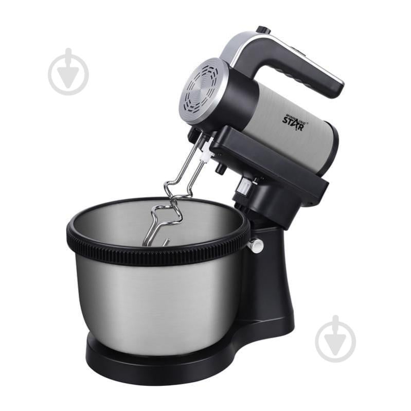 Миксер Winningstar ST-5532 450W 4.5L Black-Silver - фото 1