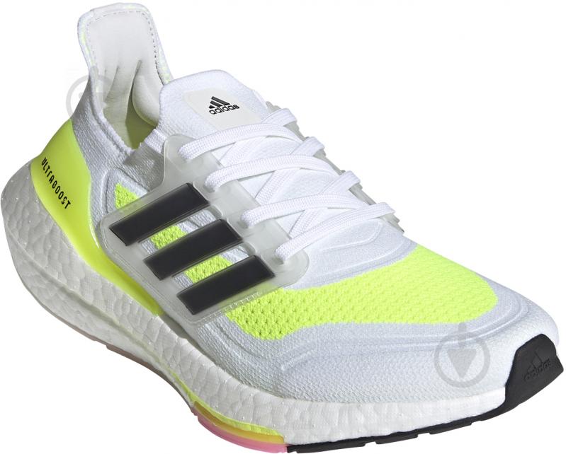 Кроссовки женские летние Adidas ULTRABOOST 21 FY0401 р.37 1/3 белые - фото 4