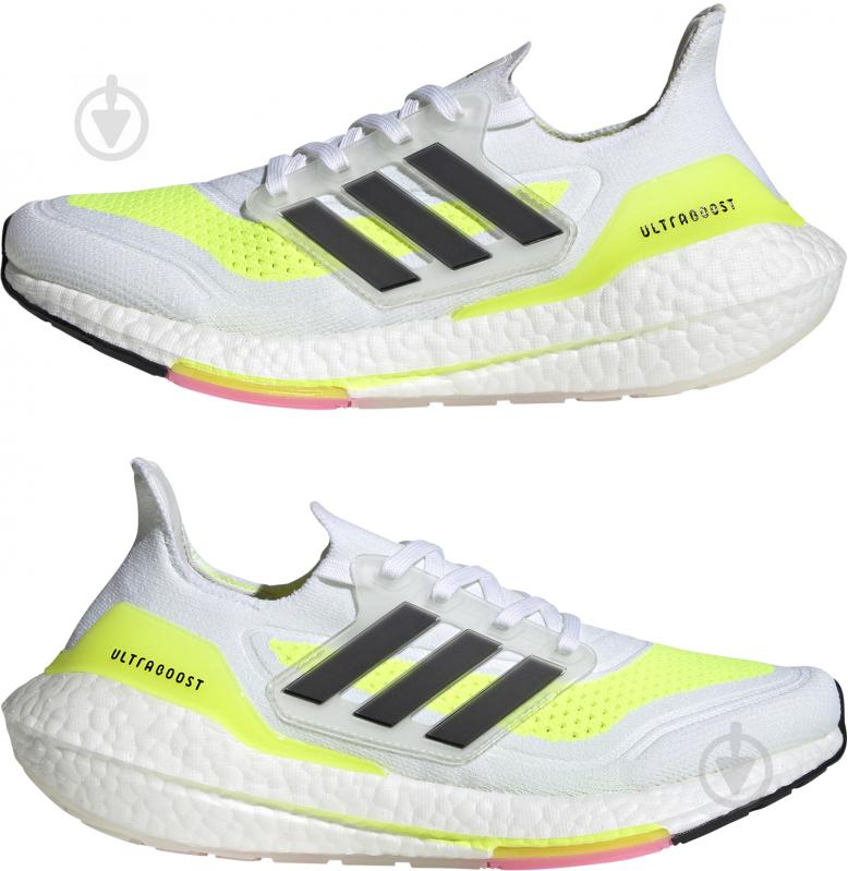 Кроссовки женские летние Adidas ULTRABOOST 21 FY0401 р.37 1/3 белые - фото 5