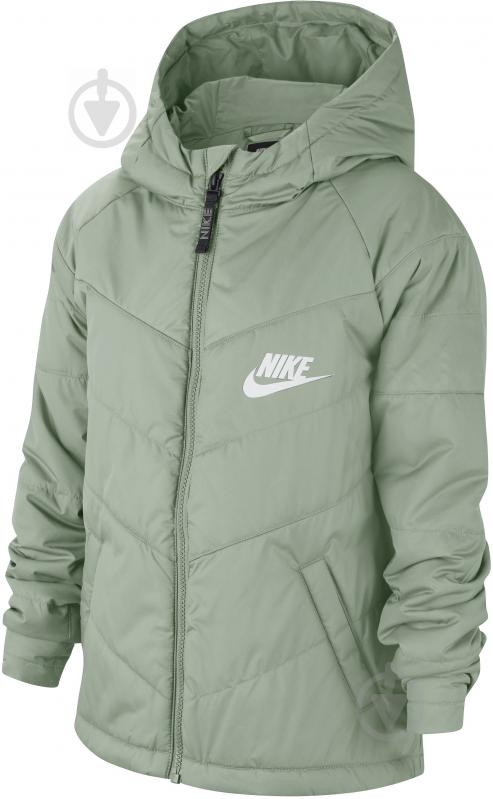 Куртка для мальчиков зимняя Nike U NSW SYNTHETIC FILL JACKET CU9157-017 р.M черная - фото 1