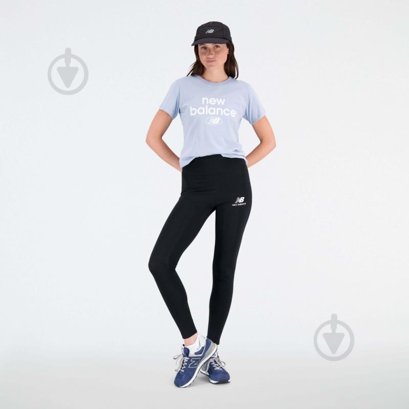 Футболка New Balance ESSENTIALS REIM. ARCH. JERSEY WT31507LAY р.XS синий - фото 1