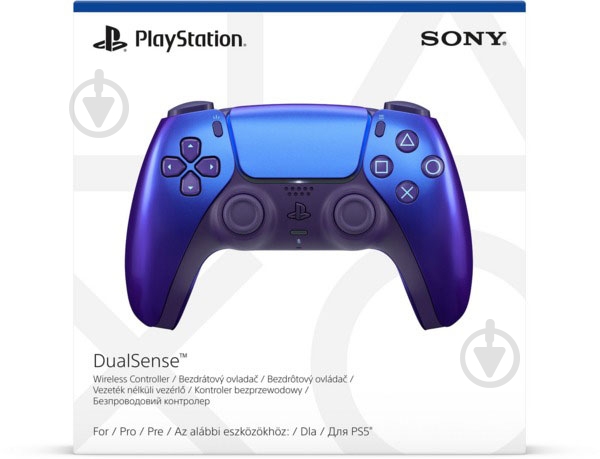 Геймпад бездротовий Sony PlayStation 5 Dualsense BT Chrome Indigo (1000044476) - фото 3 Геймпад бездротовий Sony PlayStation 5 Dualsense BT Chrome Indigo (1000044476) - фото 3