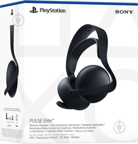 Гарнитура PlayStation PULSE Elite WL Midnight black - фото 2 Гарнитура PlayStation PULSE Elite WL Midnight black - фото 2