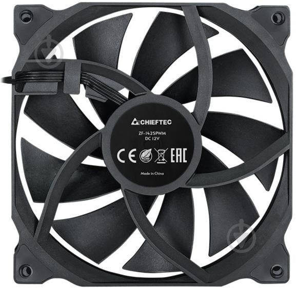 Корпусний кулер Chieftec ZF-1425PWM - фото 4 Корпусний кулер Chieftec ZF-1425PWM - фото 4