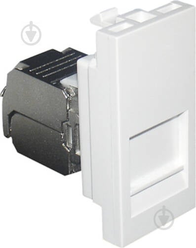 Розетка комп’ютерна Efapel Quadro RJ45 без кришки білий 4697112 SBR - фото 1