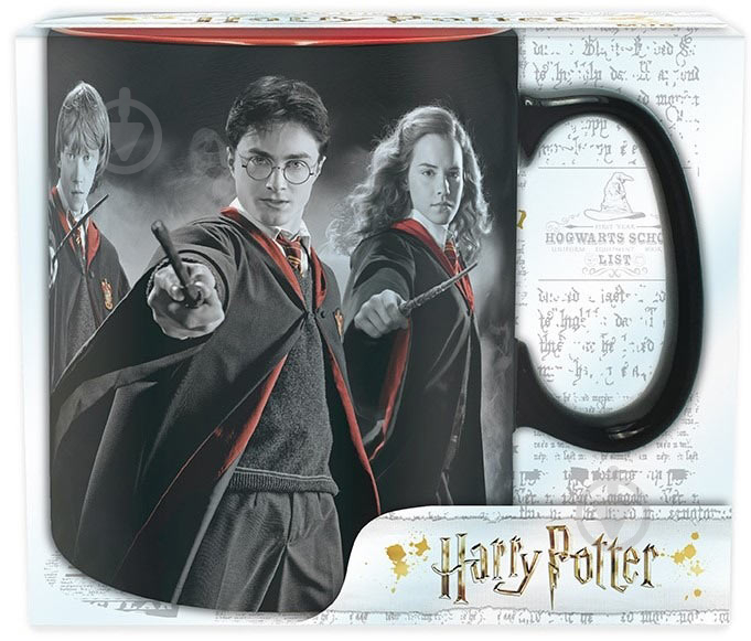 Чашка FSD Abystyle Harry Potter - Harry Ron Hermione Mug 320 ml (ABYMUG300) - фото 3