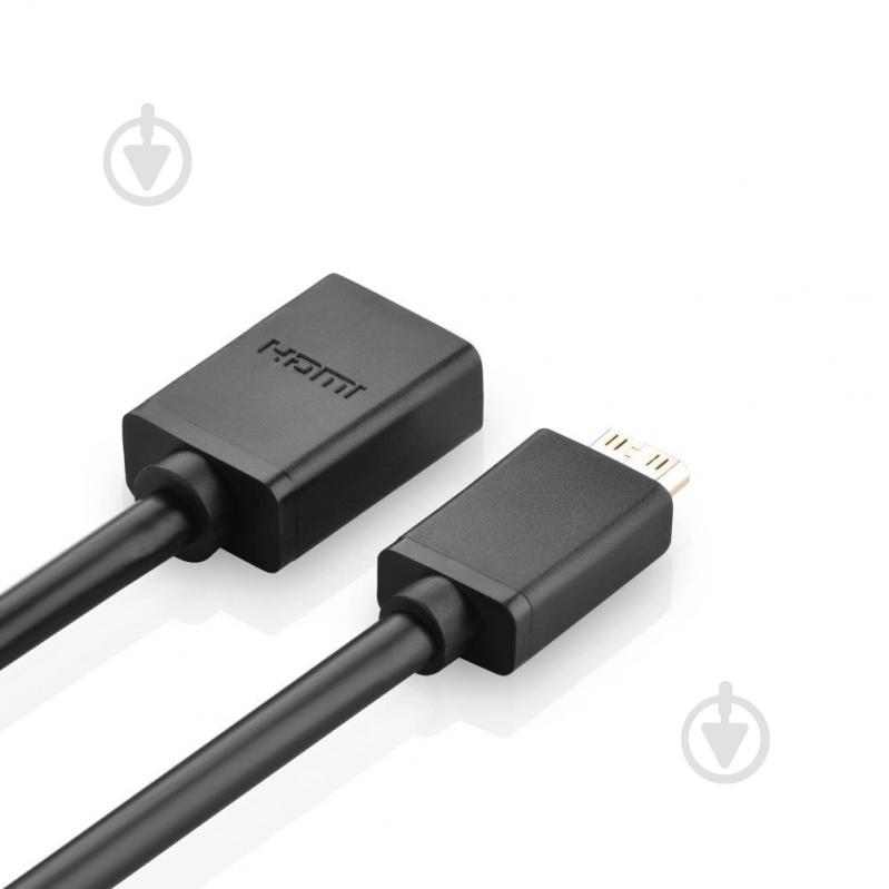 Перехідник UGREEN Mini HDMI Male to HDMI Female 0,22 м black (20137) - фото 4