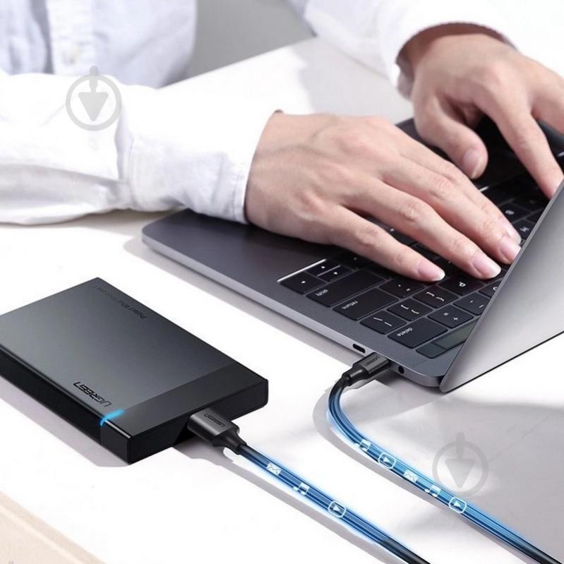Дата-кабель UGREEN US312 USB-C 3.1 to MicroUSB 3.0 3A Cable 1 м black (20103) - фото 4 Дата-кабель UGREEN US312 USB-C 3.1 to MicroUSB 3.0 3A Cable 1 м black (20103) - фото 4