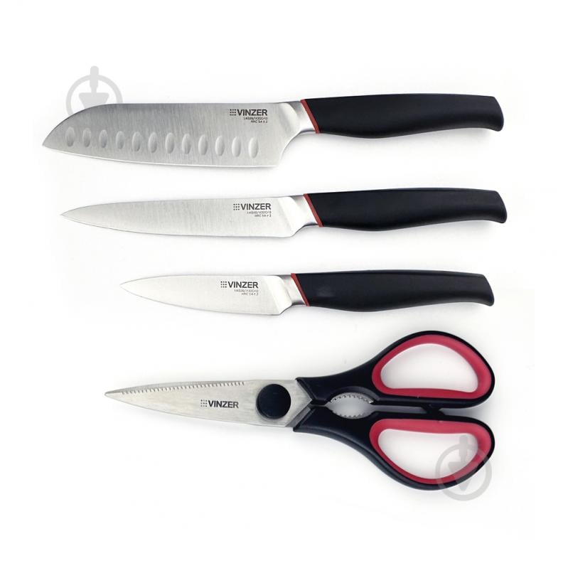 Набір ножів Asahi 4 пр. Vinzer - фото 1